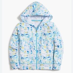 Crewcuts Girls' Tie-Dyed Zip Active Hoodie | XL